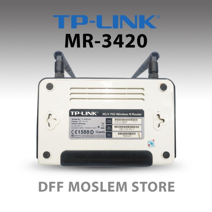 TERBARU Modem Router Wireless Wifi Tplink TP-Link MR-3420 OPENWRT Normal