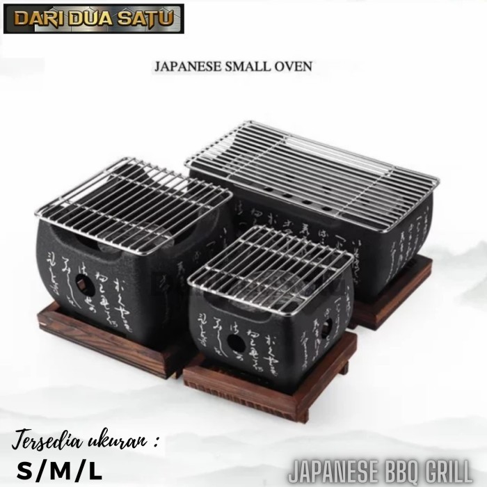 

Panggangan Hibachi Japanese Bbq Grill Square Pemanggang dengan Arang