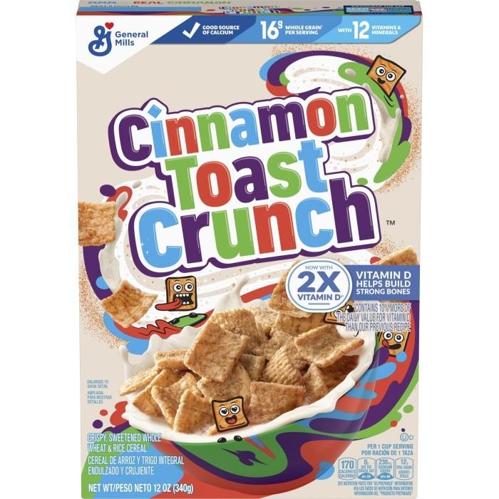 

General Mills cinnamon toast crunch cereal 340 gram ORI USA Kualitas Terbaik