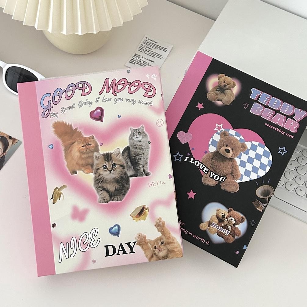 

hj-45 [HARU] Y2k Pet Design A5 Cover Binder 6 Ring | Binder A5 Versi Y2k Lucu Gemes Original