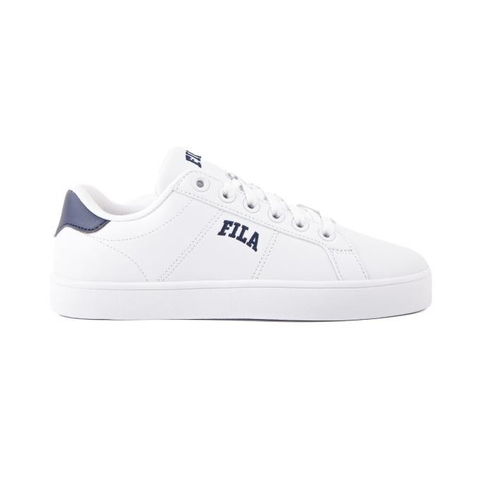 Sepatu Pria Sepatu Sneakers Sepatu Kekinian Fila Tennis Lifestyle Pria Uni Court Deluxe White/White/