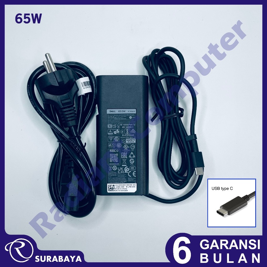 Adaptor Charger DELL Latitude 7389 7370 7330 7320 7310 7210