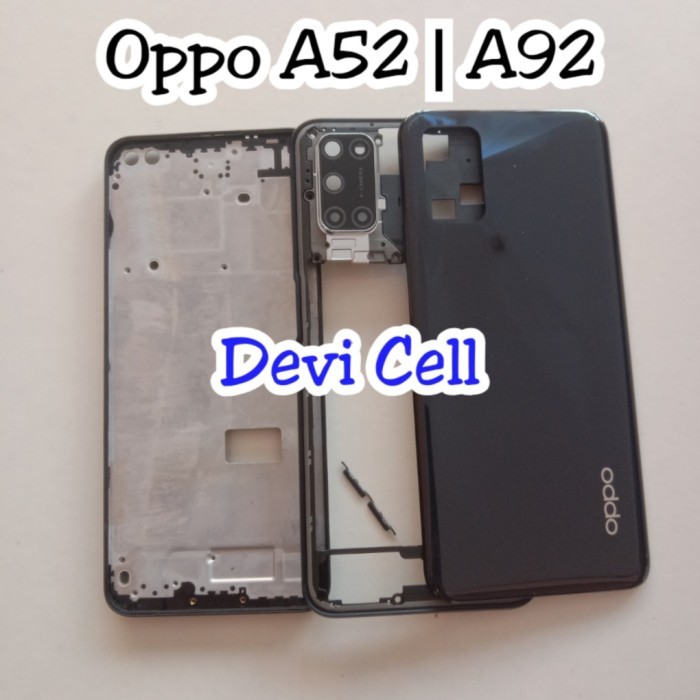 CASING KESING HOUSING OPPO A52 A92 2020 ORIGINAL FULLSET BACKDOR