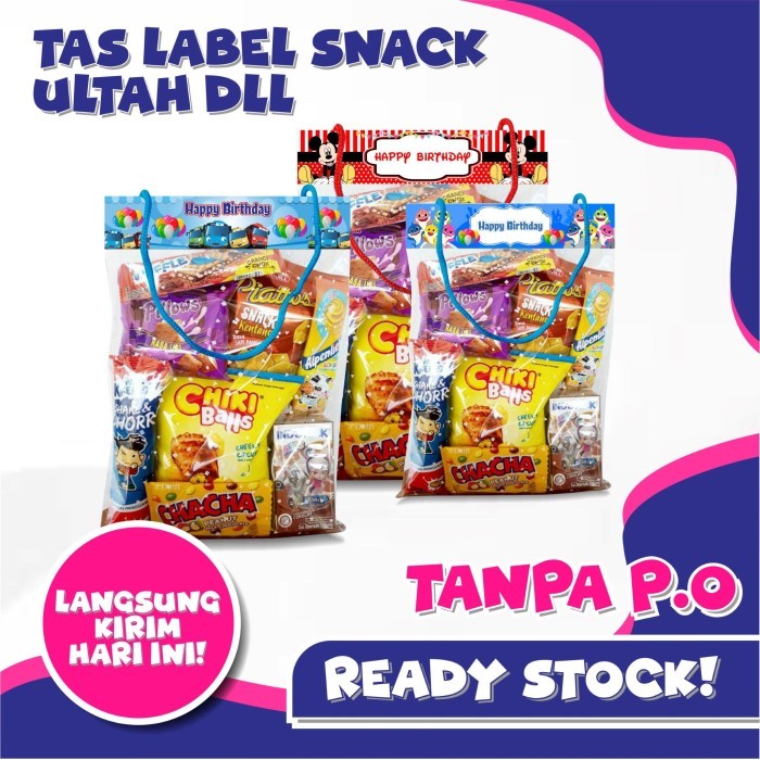 

Label Plastik Snack Ulang Tahun READY STOCK