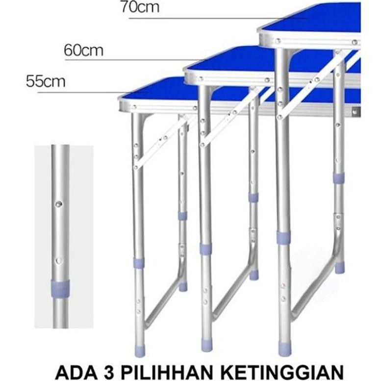 Special Sale Hoas Meja Lipat Koper Hpl Meja Kaki Bulat Meja Serbaguna Meja Lipat Portable Original