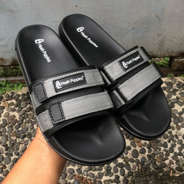 ed-76 Sandal Hush Puppies Premium Sandal Selop Pria Wanita Sandal Slide Hush Puppies Original