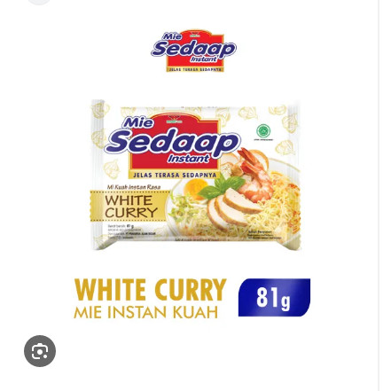 

Mie Sedaap White Curry Original