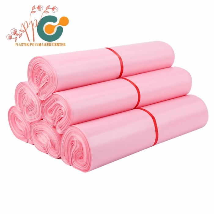 

Plastik Polymailer Warna Baby Pink Packing Baju Olshop Polimer Polymer