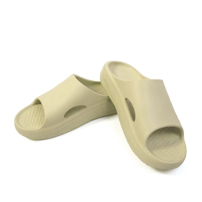 Porto X Sandals - Verner Slides (Beige) Terbaik