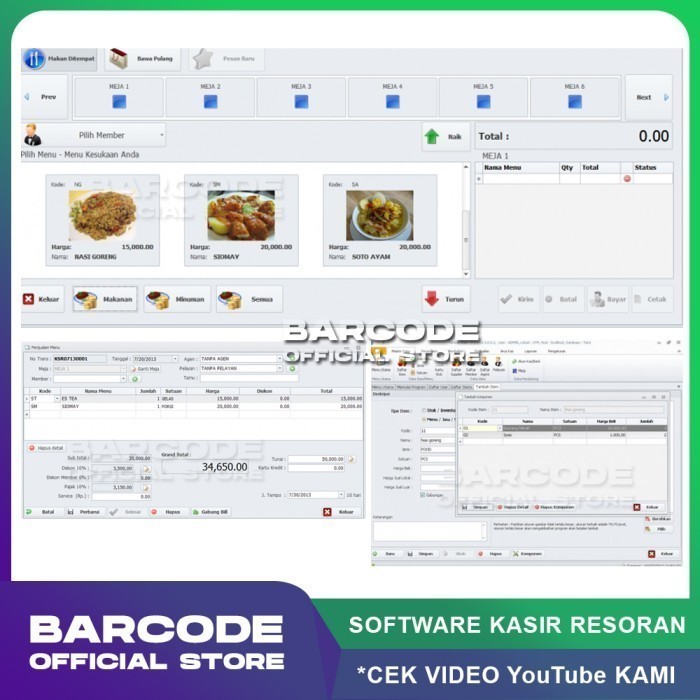 Software Kasir Resto Program Aplikasi Kasir Restoran For Laptop Pc Terlaris