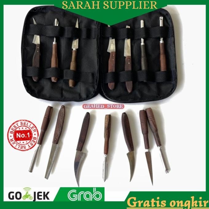 

Pisau Ukir Buah Dan Sayur/ Pisau Garnish /Pisau 1Set Isi 7 + Dompet Proses Cepat
