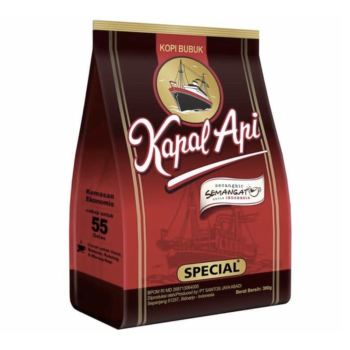 

Kopi Kapal Api Spesial Merah 380 Gram ( Kemasan Pouch )