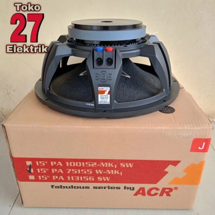 Speaker ACR Fabulous 15 inch PA 75155 W-MK1 800 Watt