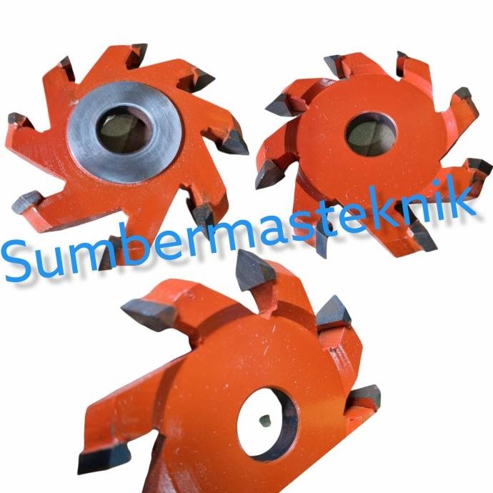 

Pisau Potong Acp Model V 8 Mata / Cutter Groving Acp Alumunium 8T Proses Cepat