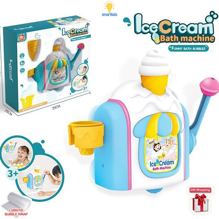 

Baru - Mainan Ice Cream Bubble Bath Machine Es Krim Busa Mandi Anak Air Toys