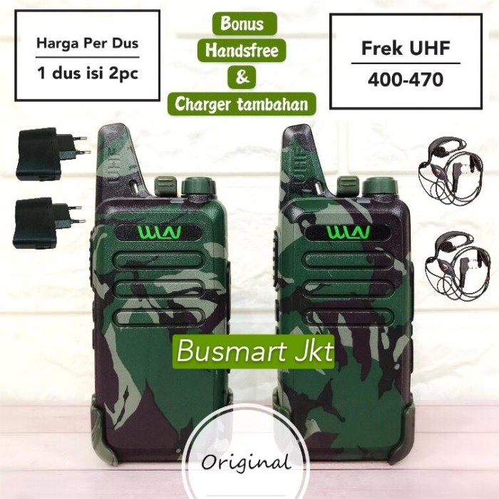 Ht Wlan Loreng Hijau Army / Ht Wln Loreng Kd C1 ( 1 Dus Isi 2 Pcs )