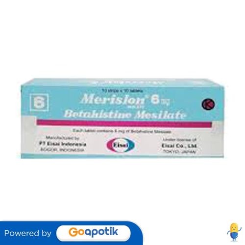 MERISLON 6 MG BOX 100 TABLET