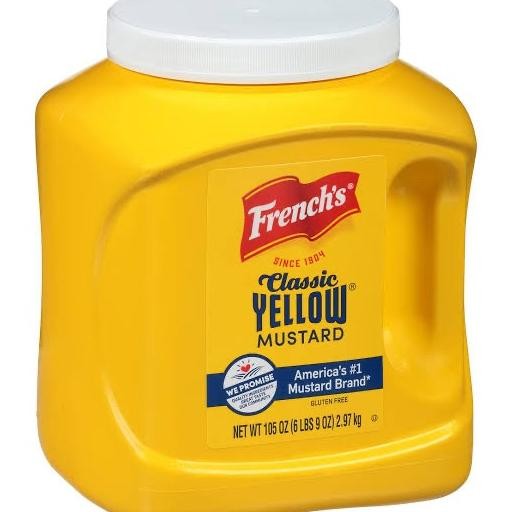 

French'S Classic Yellow Mustard 2.98Kg - French Saus Usa 105Oz