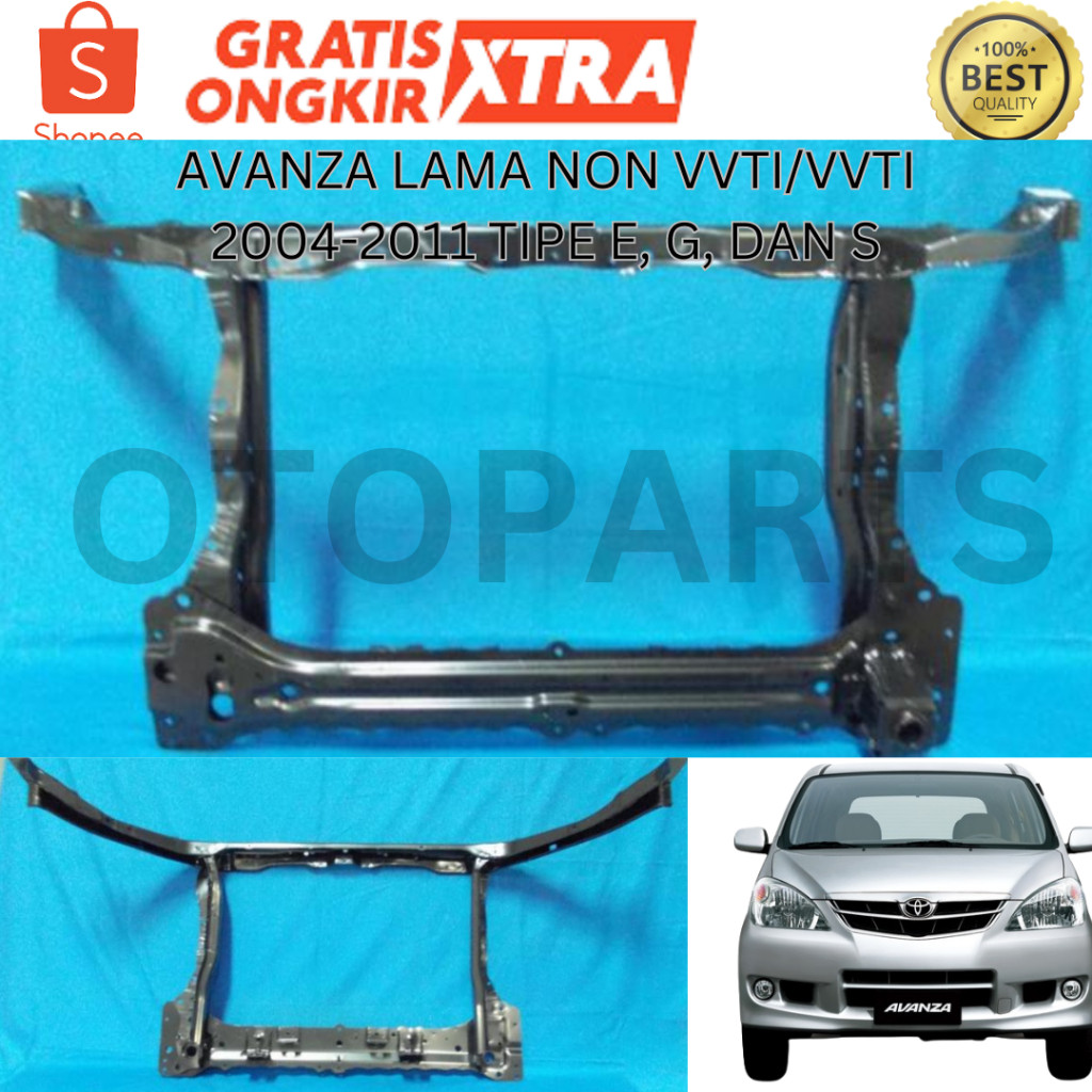 (PACKING EXTRA)   PANEL LAMPU RADIATOR BULLHEAD AVANZA XENIA LAMA 2004 2005 2006 2007 2008 2009 2010