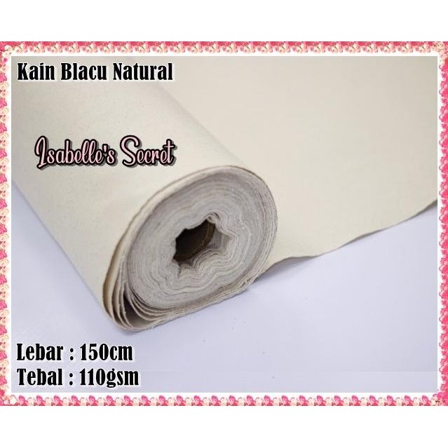 monggo] Kain Belacu Kanvas / Blacu Canvas / Bahan Tas Totebag Kanvas