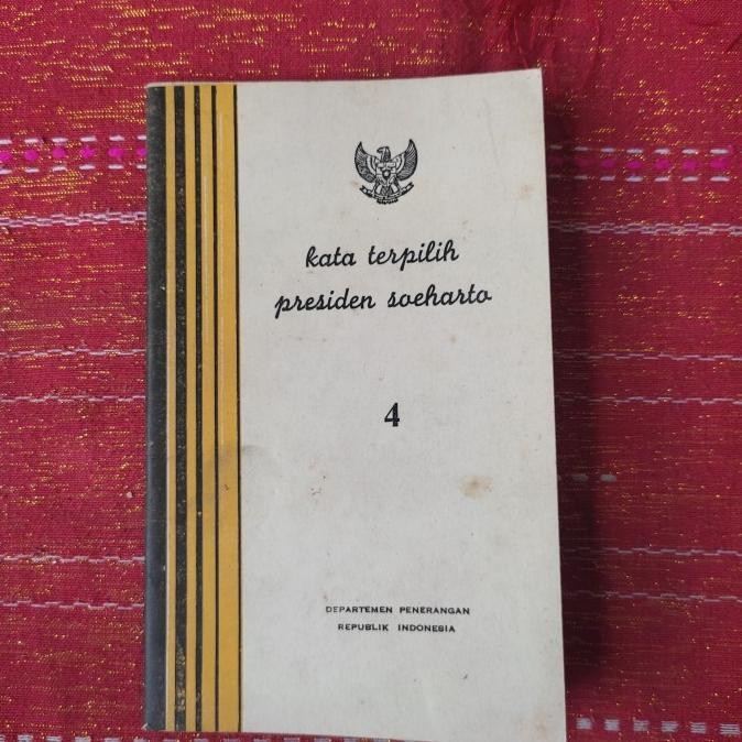 paling diminati] KATA TERPILIH PERSIDEN SOEHARTO BUKU LAWAS