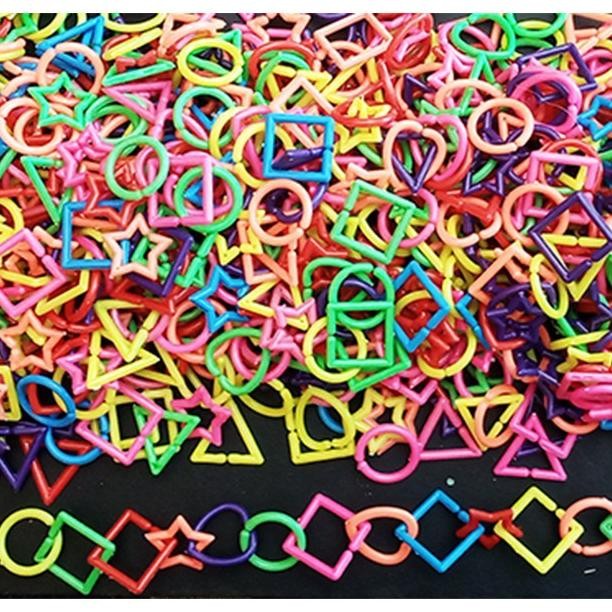 [LARIS] Mainan Edukatif Anak Meronce Geometri Bentuk Rantai Ronce Kemasan 1 kg Puzzle Edukasi Montes