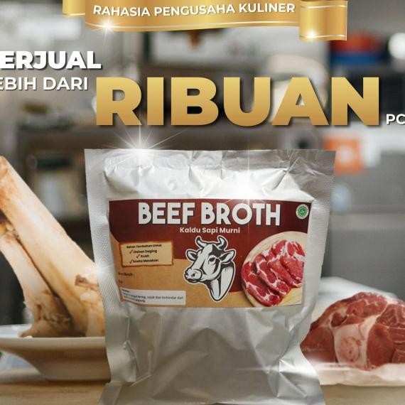 

Beef Broth - Perasa Sapi Murni / Kaldu Sapi Halal / Extrak Sapi 1Kg