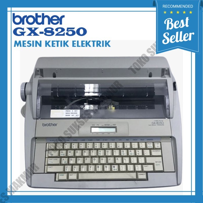 

Mesin Tik Elektrik Brother Gx-8250 Diskon