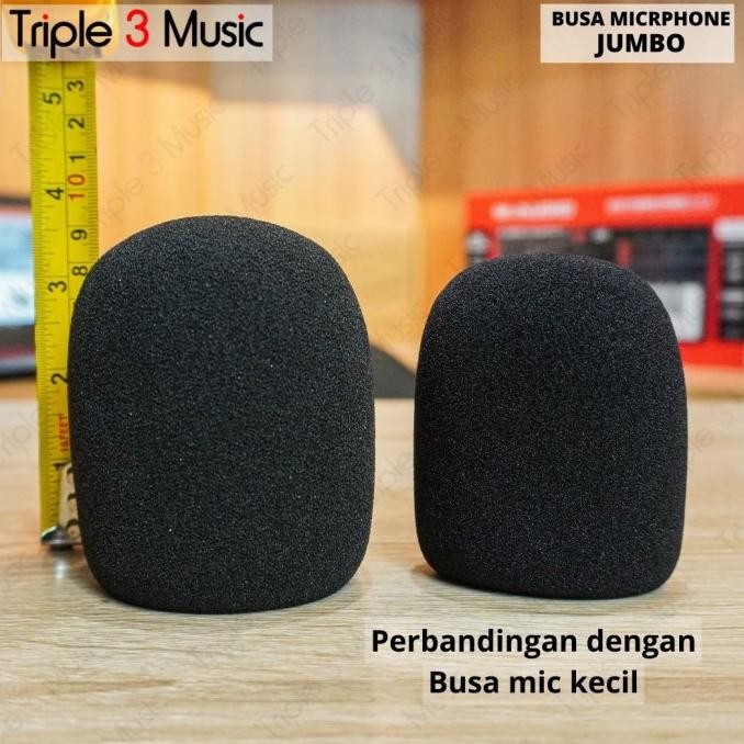 Buy New Busa Mic Besar Jumbo Spon Foam Mic Condenser Besar Mikrofon