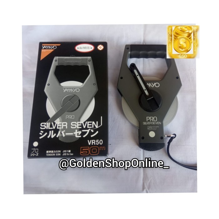 

newgan!! Meteran Besi - Plat Yamayo Silver Seven 50 meter