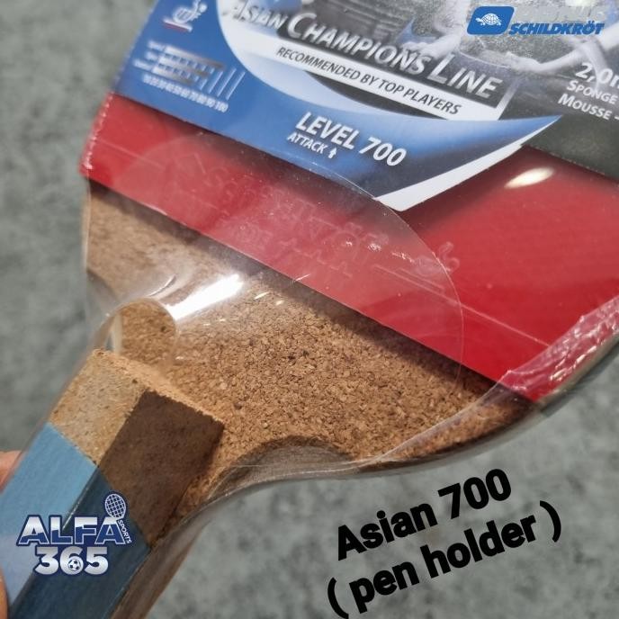 Schildkrot Asian 700 Pen Holder Bat Bet Pingpong Tenis Meja - Hobby
