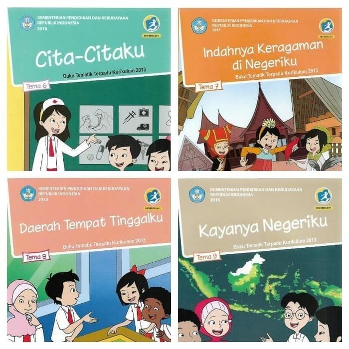 

BUKU TEMATIK SD KELAS 4 TEMA 6,7,8,9 SEMESTER 2 PAKET HEMAT