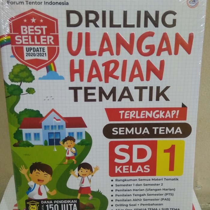 

BEST SELLER BUKU DRILLING ULANGAN HARIAN TEMATIK SD kelas 1