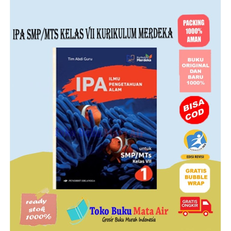 

BEST SELLER IPA SMP/MTS KELAS 7 8 9 KURIKULUM MERDEKA - ERLANGGA