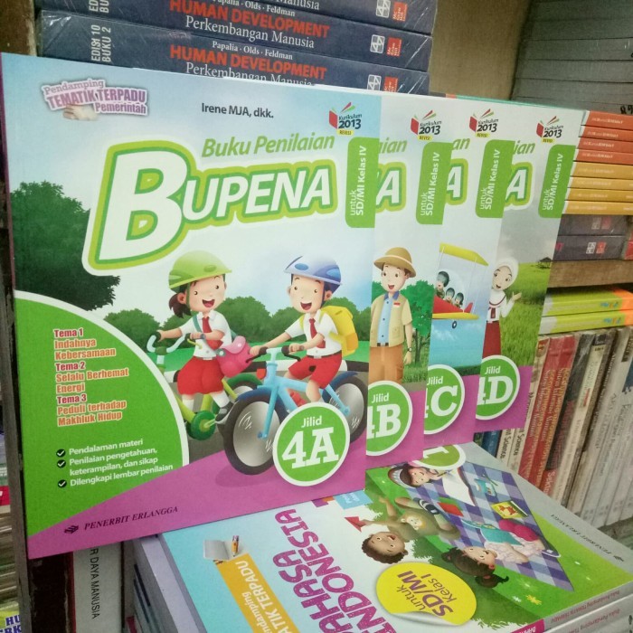 

paket 4 buku bupena untuk sd kelas 4
