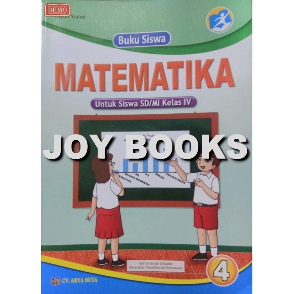 BUKU MATEMATIKA KELAS 4 SD / BUKU MATEMATIKA ARYA DUTA