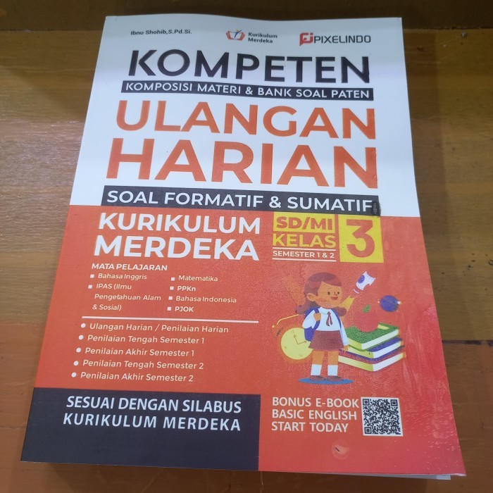 

BUKU KOMPETEN ULANGAN HARIAN KURIKULUM MERDEKA SD KELAS 3