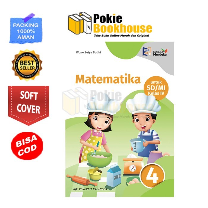 

ORIGINAL MATEMATIKA 4 SD/MI KELAS IV KUR MERDEKA ERLANGGA