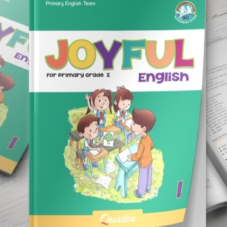 

ORI buku teks bahasa Inggris joyful English k13 Quadra kelas 1