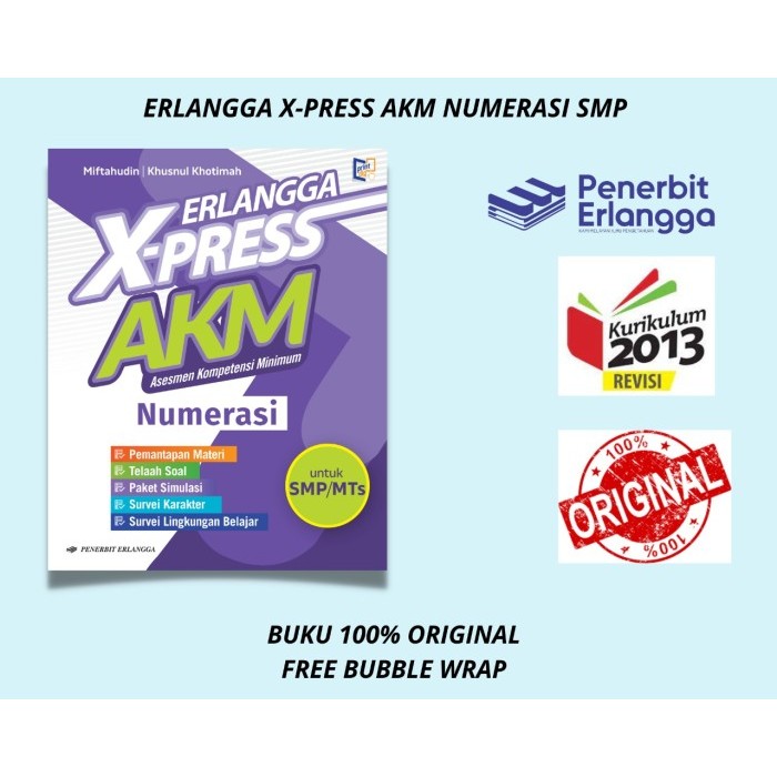 

ERLANGGA X-PRESS AKM SMP/MTS NUMERASI REVISI