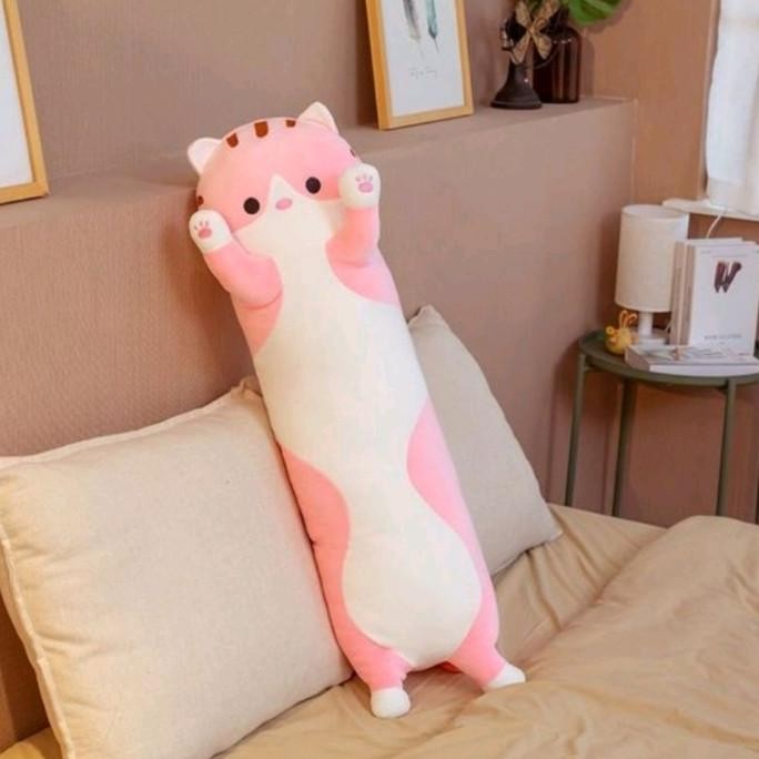Surprise Bantal Guling Kucing Panjang / Guling Boneka Kucing