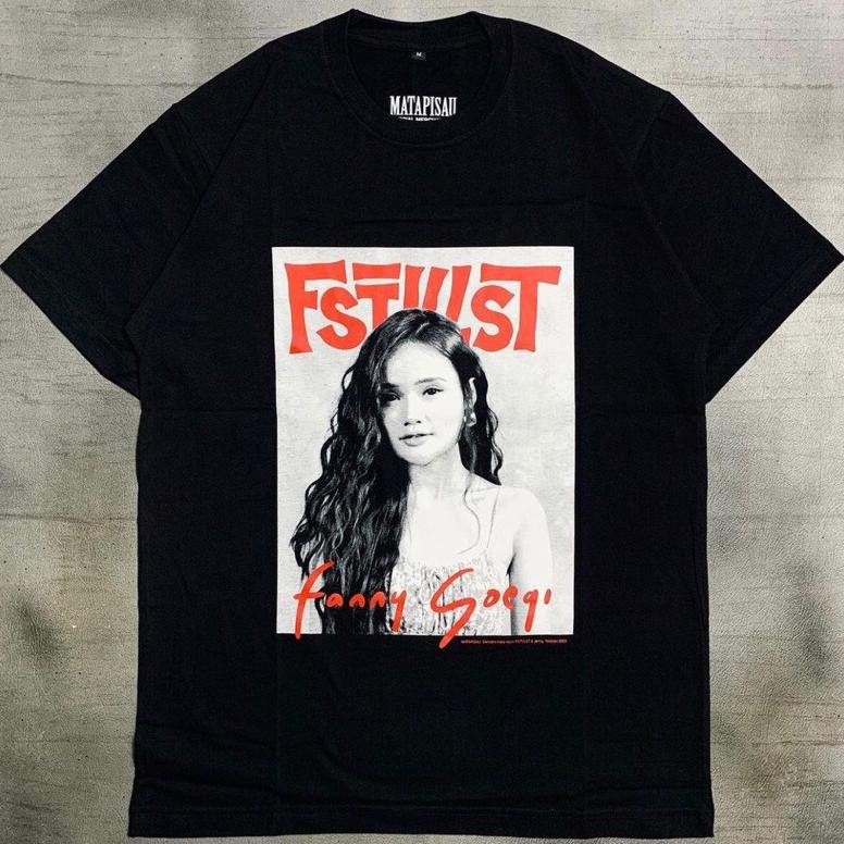 T-Shirt Fstvlst X Fanny Soegi Enam Masa Black & White Bahan Cotton Combad 24.S