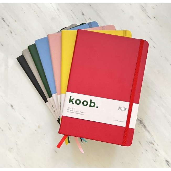 

A521 Koob. Notebook A5 Buku Tulis Kotak / Grid Agenda Jurnal Diary