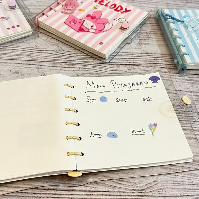 

Buku Binder Persegi Sanrio 10Cm X 10Cm Jurnal Kertas Notebook Journal