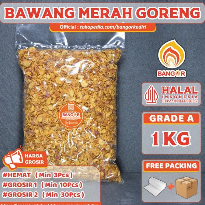 

GROSIR [ 1 kg ] Bawang Merah Goreng / Brambang Goreng, Grade A