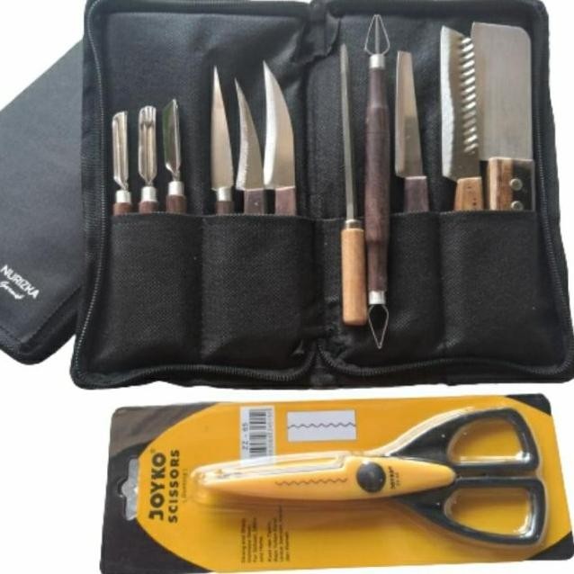 

Pisau Set Ukir Buah Garnish Carving Hias Tumg