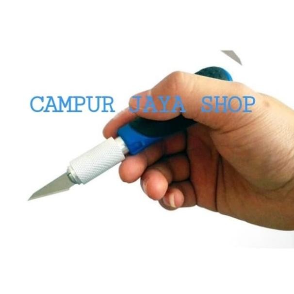 

Pisau Ukir Set C-Mart A0301-14/Carving/Hobby Knife 14Pcs/Piso Ukir