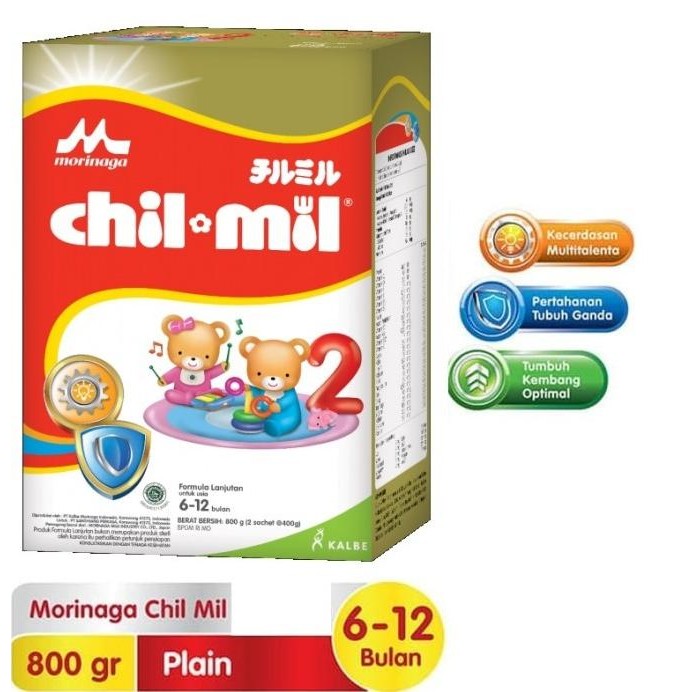 

Morinaga BMT 0-6/Chil Mil 2 800gr - Susu Formula Bayi 6-12 Bulan