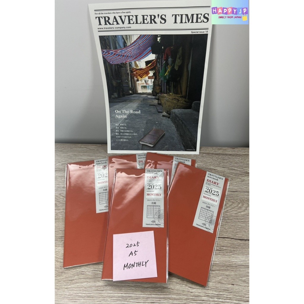 

TRAVELER'S notebook Refill 2025 A5 Slim Monthly 14472006 (Dimulai Desember 2024) |D4fZsbUi|