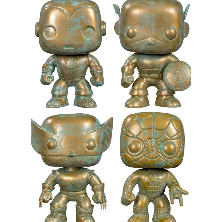 FUNKO POP Funko Pop Original Marvel 80TH Anniversary - Bundle 4 Set (Patina)